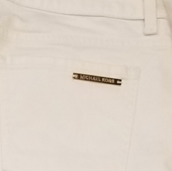 Michael Michael Kors Straight Leg White Ankle Jeans 6 - Picture 8 of 15